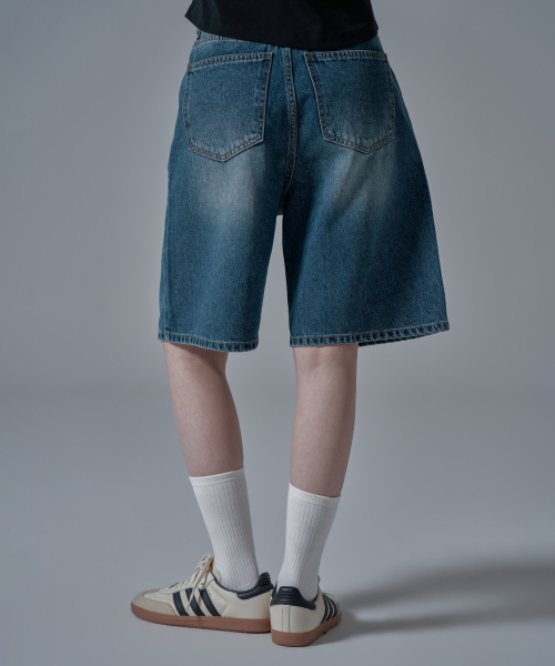 WAARFORWOMAN(ワール・フォー・ウーマン)の「W1136 デニムショートパンツ_インディゴ(その他パンツ・レディース・その他・SMALL/MEDIUM/LARGE)」の7枚目の写真