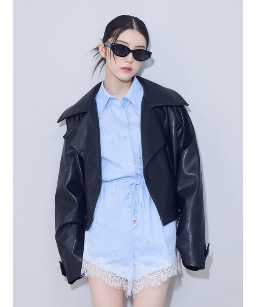 LAGUNAMOON(ラグナムーン)の「【周年限定】ビジューレースデザインショー(その他パンツ・レディース・ネイビー/イエロー/ブルー・FREE)」の6枚目の写真