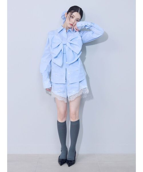 LAGUNAMOON(ラグナムーン)の「【周年限定】ビジューレースデザインショー(その他パンツ・レディース・ネイビー/イエロー/ブルー・FREE)」の10枚目の写真