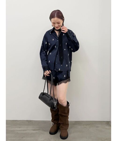 LAGUNAMOON(ラグナムーン)の「【周年限定】ビジューレースデザインショー(その他パンツ・レディース・ネイビー/イエロー/ブルー・FREE)」の13枚目の写真