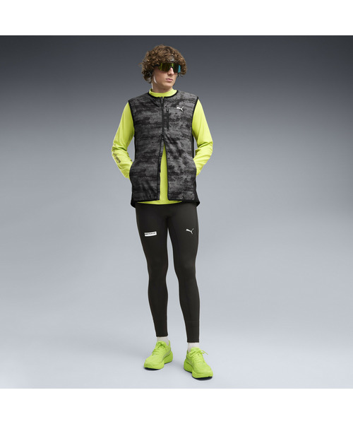 PUMA(プーマ)の「PUMA プーマ メンズ ランニング ブライトストライド プリマロフト ベスト(ダウンジャケット/コート・メンズ・ブラック/ブルー・X-LARGE/SMALL/MEDIUM/LARGE)」の4枚目の写真