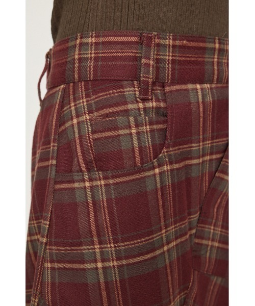 SLY（スライ）の「PLAID FLARE DESIGN SK プレイドフレアデザインスカート 秋服（スカート・レディース・ブラック系その他2/レッド系その他・2/1）」の12枚目の写真