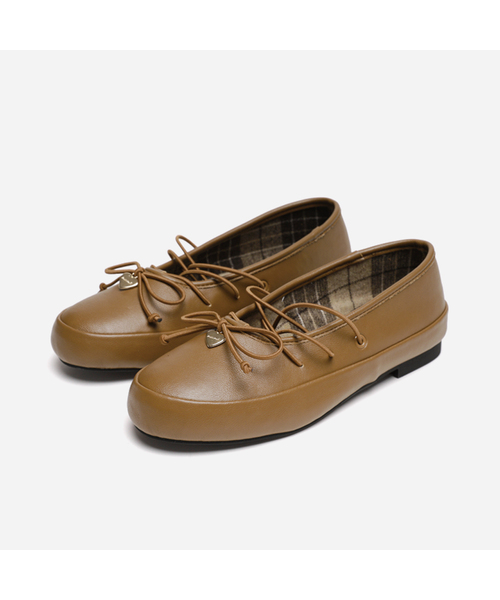 MAC MOC(マックモック)の「DALDI レースアップ STRING Ribbon フラットシューズ_2colors(バレエシューズ・レディース・ブラック/ブラウン・22.5cm/23.5cm/24cm/24.5cm/23cm/25cm)」の2枚目の写真