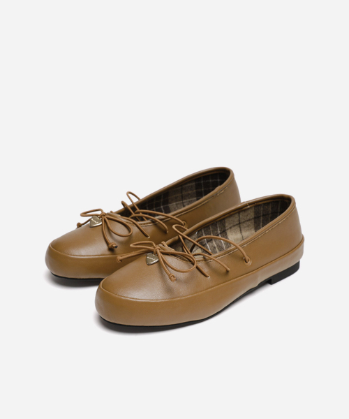 MAC MOC(マックモック)の「DALDI レースアップ STRING Ribbon フラットシューズ_2colors(バレエシューズ・レディース・ブラック/ブラウン・22.5cm/23.5cm/24cm/24.5cm/23cm/25cm)」の6枚目の写真