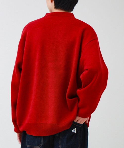 GLOSTER（グロスター）の「Collared wool JK 衿付きニットカーディガン（ニット/セーター・メンズ・レッド/ブラック/ブラウン系その他・L/M/S）」の18枚目の写真