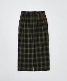 【ADAMPATECK/アダムパテック】brushed shade ombrecheck easytrouser
