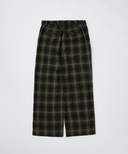 ADAM PATEK(アダムパテック)の「【ADAMPATECK/アダムパテック】brushed shade ombrecheck easytrouser(その他パンツ・メンズ・ブラウン/グリーン・2/1)」の4枚目の写真