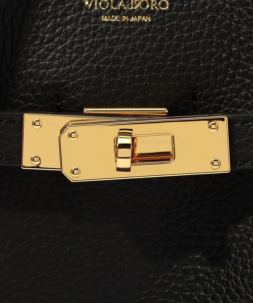 VIOLAd'ORO(ヴィオラドーロ)の「VIOLAd'ORO METAL TOTE レザーバッグ(トートバッグ・レディース・ブラック・FREE)」の10枚目の写真