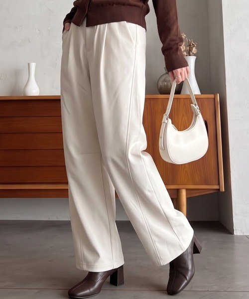 Eclat one(エクラワン)の「【Eclat one】バレルレッグ スウェット パンツ(その他パンツ・レディース・ブラック/アイボリー/杢グレー・FREE)」の17枚目の写真
