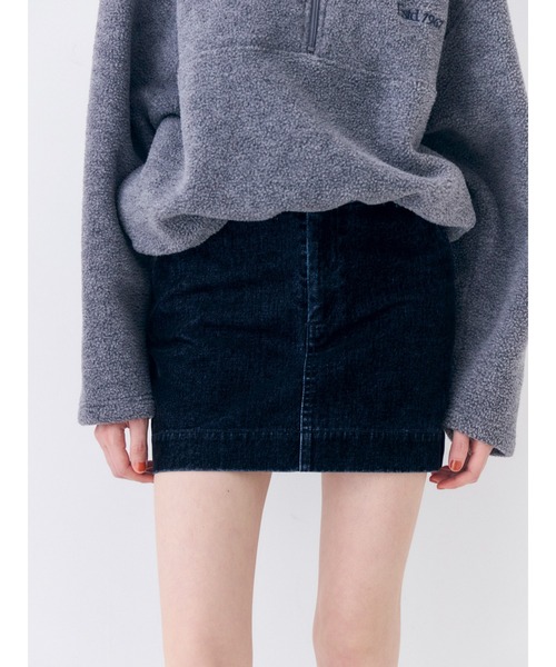 Ungrid(アングリッド)の「フロッキーデニムミニスカート(スカート・レディース・インディゴブルー/ブラウン・SMALL/MEDIUM)」の20枚目の写真