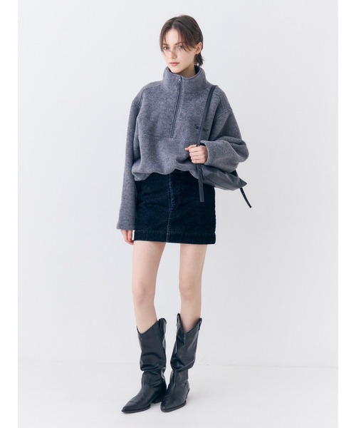 Ungrid(アングリッド)の「フロッキーデニムミニスカート(スカート・レディース・インディゴブルー/ブラウン・SMALL/MEDIUM)」の16枚目の写真