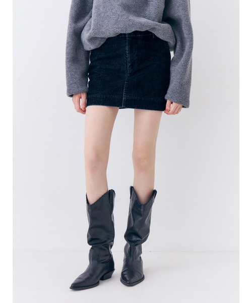 Ungrid(アングリッド)の「フロッキーデニムミニスカート(スカート・レディース・インディゴブルー/ブラウン・SMALL/MEDIUM)」の21枚目の写真