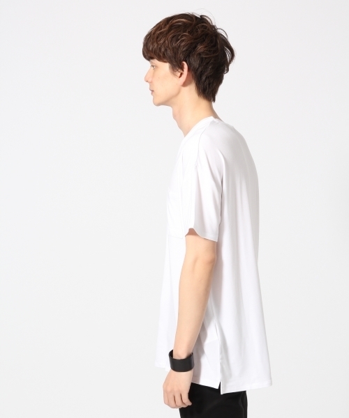 HARE（ハレ）の「モダールVネックカットソー(HARE)（Tシャツ/カットソー・メンズ・オフホワイト/グレー/ブラック・SMALL/LARGE/MEDIUM）」の11枚目の写真