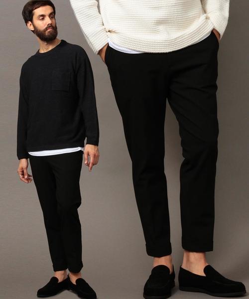 BEAUTY&YOUTH UNITED ARROWS(ビューティーアンドユースユナイテッドアローズ)の「BY TR ミニヘリンボーン アンクル パンツ◆(その他パンツ・メンズ・ブラック/グレー/ネイビー・MEDIUM/X-LARGE/SMALL/LARGE)」の2枚目の写真