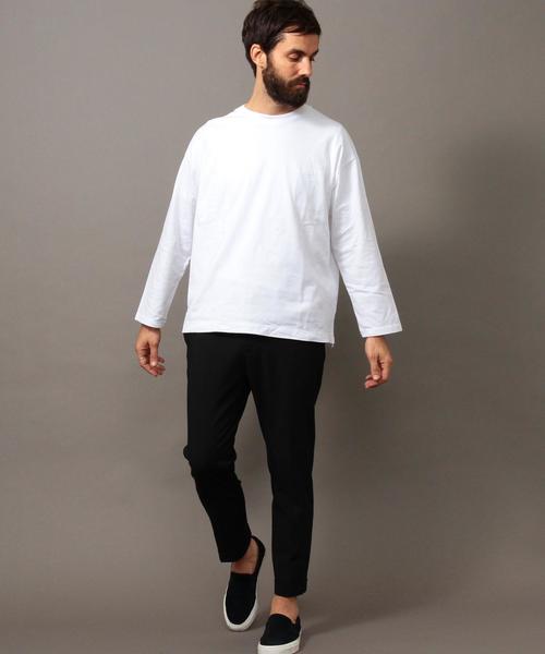 BEAUTY&YOUTH UNITED ARROWS(ビューティーアンドユースユナイテッドアローズ)の「BY TR ミニヘリンボーン アンクル パンツ◆(その他パンツ・メンズ・ブラック/グレー/ネイビー・MEDIUM/X-LARGE/SMALL/LARGE)」の20枚目の写真