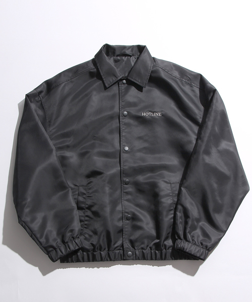 WEGO(ウィゴー)の「WEGO/コーチジャケット(ブルゾン・レディース・ブラック/ピンク/パープル/ダークグリーン・FREE)」の5枚目の写真