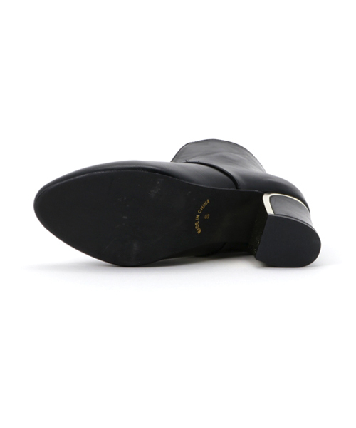 Noubel Voug Relax(ヌーベルヴォーグリラックス)の「Noubel Voug Relax(ヌーベル ヴォーグ リラックス)/ブルーチャ―風シンプルショートブーツ(ブーツ・レディース・ダークブラウン/ベージュ系その他/ブラック・L/S/LL/M)」の11枚目の写真