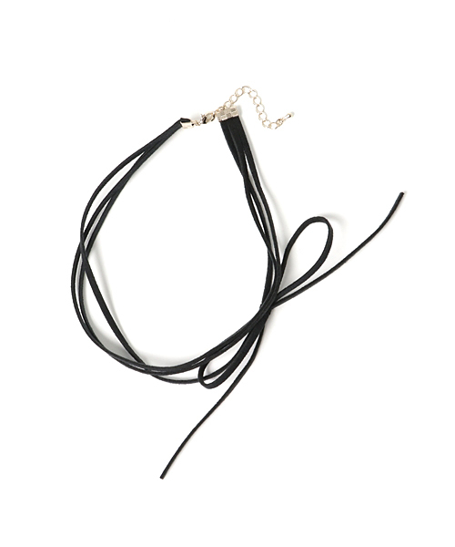 earth music&ecology(アースミュージックアンドエコロジー)の「【2016Autumn】リボンチョーカー(チョーカー・レディース・ブラック/ブラウン・FREE)」の2枚目の写真