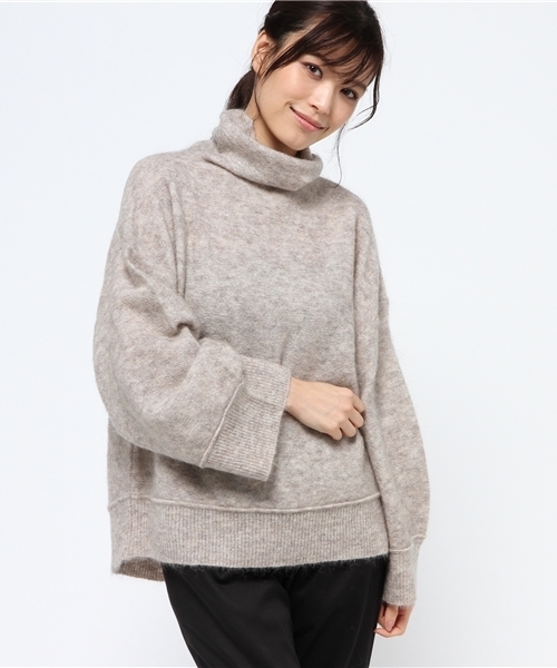BY MALENE BIRGER(バイマレーネビルガー)の「BY MALENE BIRGER TOP(ニット/セーター・レディース・グレー/グリーン/ベージュ/ブラック/ピンクベージュ・XX-SMALL)」の1枚目の写真