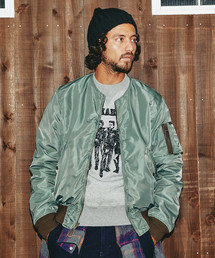 HYSTERIC GLAMOUR | エアフォース リバーシブルノーカラーJK(ミリタリージャケット)