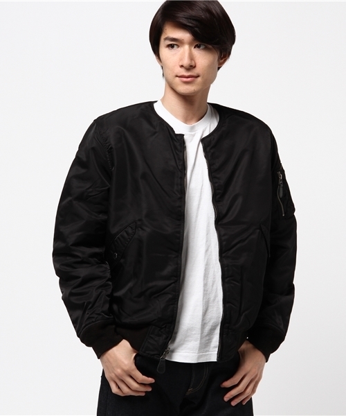 HYSTERIC GLAMOUR（ヒステリックグラマー）の「エアフォース リバーシブルノーカラーJK（ミリタリージャケット・メンズ・カーキ/グリーン系カモフラージュ/ブラック・SMALL/MEDIUM/LARGE）」の21枚目の写真