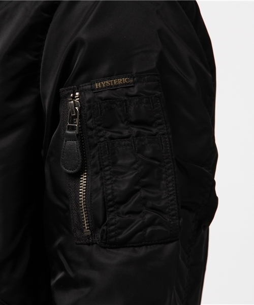 HYSTERIC GLAMOUR（ヒステリックグラマー）の「エアフォース リバーシブルノーカラーJK（ミリタリージャケット・メンズ・カーキ/グリーン系カモフラージュ/ブラック・SMALL/MEDIUM/LARGE）」の17枚目の写真