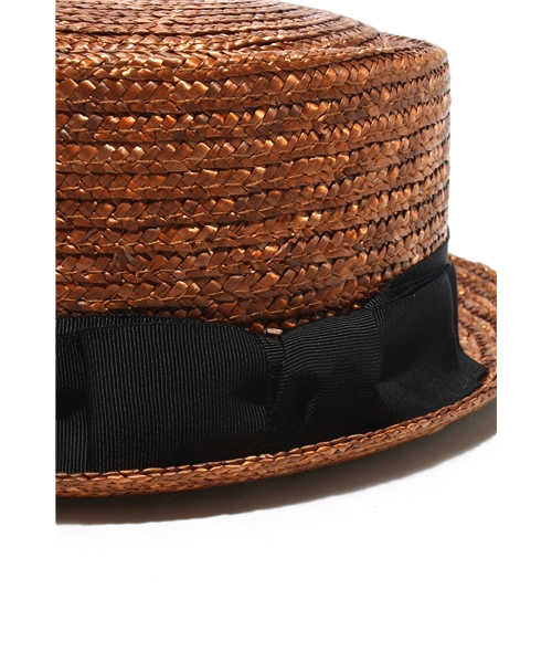 Another Edition（アナザーエディション）の「AE テラピンチ ストローHAT（ハット・レディース・ナチュラル/ブラウン・フリー）」の7枚目の写真