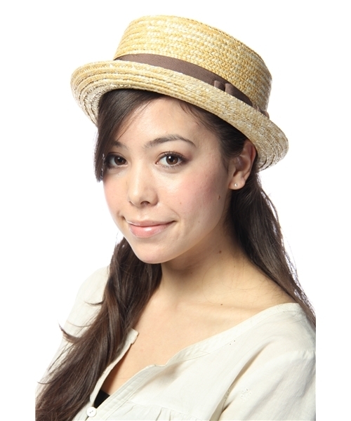 Another Edition（アナザーエディション）の「AE テラピンチ ストローHAT（ハット・レディース・ナチュラル/ブラウン・フリー）」の9枚目の写真