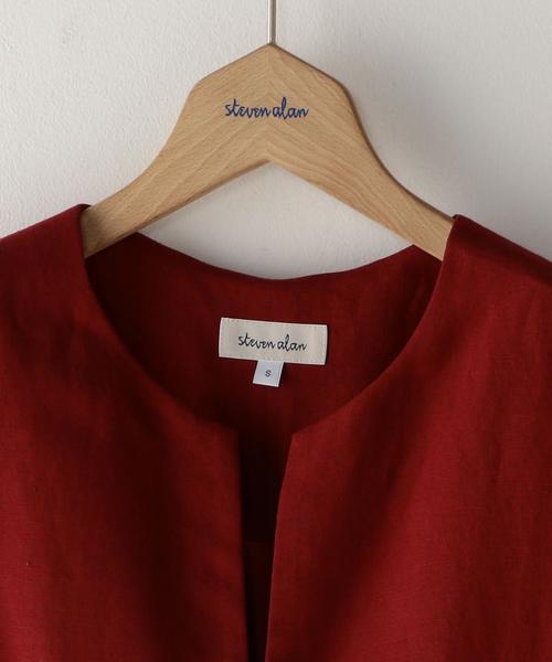 Steven Alan（スティーブンアラン）の「＜Steven Alan＞SLIT ALL-IN-ONE/ｵｰﾙｲﾝﾜﾝ（つなぎ/オールインワン・レディース・ブラック/レッド・MEDIUM/SMALL）」の5枚目の写真