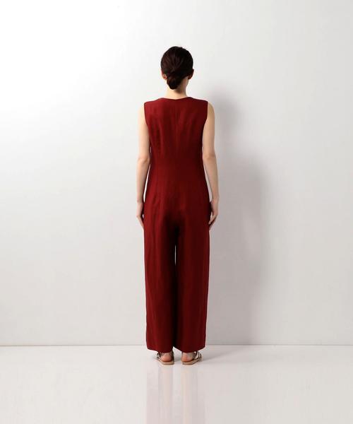 Steven Alan（スティーブンアラン）の「＜Steven Alan＞SLIT ALL-IN-ONE/ｵｰﾙｲﾝﾜﾝ（つなぎ/オールインワン・レディース・ブラック/レッド・MEDIUM/SMALL）」の14枚目の写真