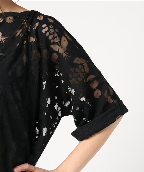 bulle de savon（ビュルデサボン）の「花畑オパールpr    ビックOP（ワンピース・レディース・ホワイト/ブルー/ブラック・FREE）」の8枚目の写真