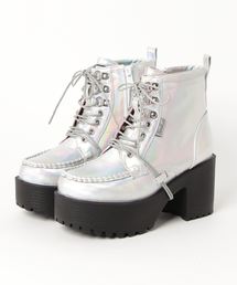 YOSUKE | 【足元のボリューム感が大好評！】「YOSUKE/ヨースケ」厚底レースアップショートブーツ(ブーツ)