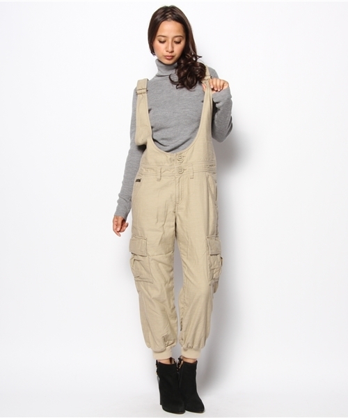 HYSTERIC GLAMOUR サロペット ベージュ