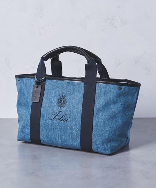 Felisi(フェリージ)の「▲<FELISI(フェリージ)> 16/44/DW TOTE(トートバッグ・メンズ・ライトブルー/ロイヤルブルー・FREE)」の12枚目の写真