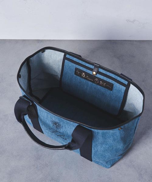 Felisi フェリージ 16-44 トートバッグ ブラックデニム イタリア製 Felisi（フェリージ）の「△＜FELISI（フェリージ）＞ 16/44/DW TOTE