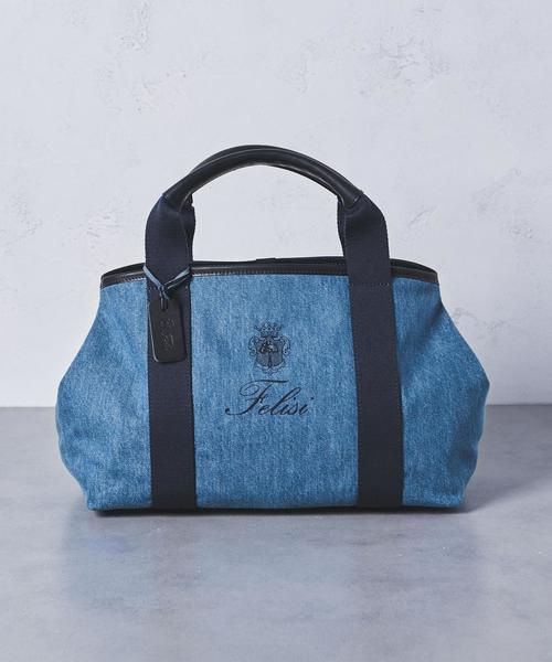 Felisi(フェリージ)の「▲<FELISI(フェリージ)> 16/44/DW TOTE(トートバッグ・メンズ・ライトブルー/ロイヤルブルー・FREE)」の3枚目の写真