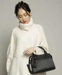 PLAIN CLOTHING | フェイクレザーショルダーバッグ/ハンドバッグ【PLAIN CLOTHING】(ショルダーバッグ)