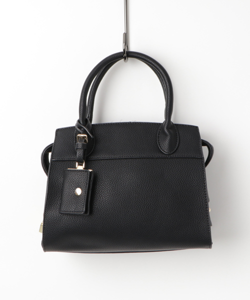 PLAIN CLOTHING(プレーンクロージング)の「フェイクレザーショルダーバッグ/ハンドバッグ【PLAIN CLOTHING】(ショルダーバッグ・レディース・モカ/グレー/ブラック・FREE)」の13枚目の写真