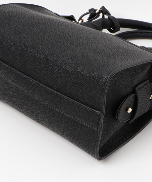 PLAIN CLOTHING(プレーンクロージング)の「フェイクレザーショルダーバッグ/ハンドバッグ【PLAIN CLOTHING】(ショルダーバッグ・レディース・モカ/グレー/ブラック・FREE)」の5枚目の写真
