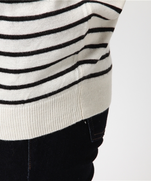 earth music&ecology(アースミュージックアンドエコロジー)の「ハイハイハイネックビジューニットプルオーバー(ニット/セーター・レディース・その他/アイボリー/サックスブルー/レッド/ライトグレー/ブラック/グレイッシュベージュ/マスタード/ピンクベージュ/ブルーグリーン・L/M/S)」の15枚目の写真