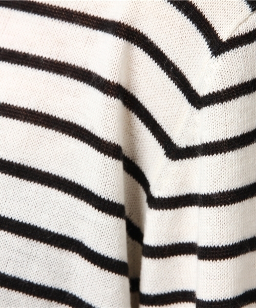 earth music&ecology(アースミュージックアンドエコロジー)の「ハイハイハイネックビジューニットプルオーバー(ニット/セーター・レディース・その他/アイボリー/サックスブルー/レッド/ライトグレー/ブラック/グレイッシュベージュ/マスタード/ピンクベージュ/ブルーグリーン・L/M/S)」の16枚目の写真