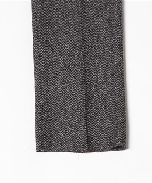 THE SUIT COMPANY（ザ・スーツカンパニー）の「【blazer's bank.com】ヘリンボーン柄テーパードパンツ≪ABRAHAM MOON≫（スラックス・メンズ・グレー系その他/ブルー系その他・3L/4L/L/LL/M/S）」の8枚目の写真
