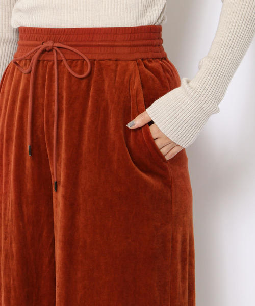 美品 ギャルリーヴィー GALERIE VIE トゥモローランド パンツ ベロア