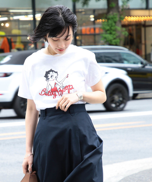 Ray BEAMS（レイビームス）の「GOOD SPEED / Betty Boop Tシャツ（Tシャツ/カットソー・レディース・ホワイト・ONE SIZE）」の11枚目の写真