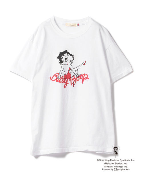 Ray BEAMS（レイビームス）の「GOOD SPEED / Betty Boop Tシャツ（Tシャツ/カットソー・レディース・ホワイト・ONE SIZE）」の2枚目の写真