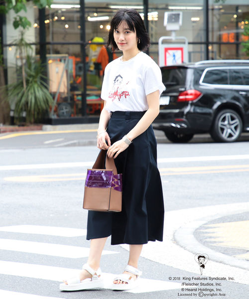 Ray BEAMS（レイビームス）の「GOOD SPEED / Betty Boop Tシャツ（Tシャツ/カットソー・レディース・ホワイト・ONE SIZE）」の8枚目の写真