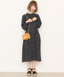 RAY CASSIN | 【春ITEM】ドットプチハイロングワンピース(ワンピース)
