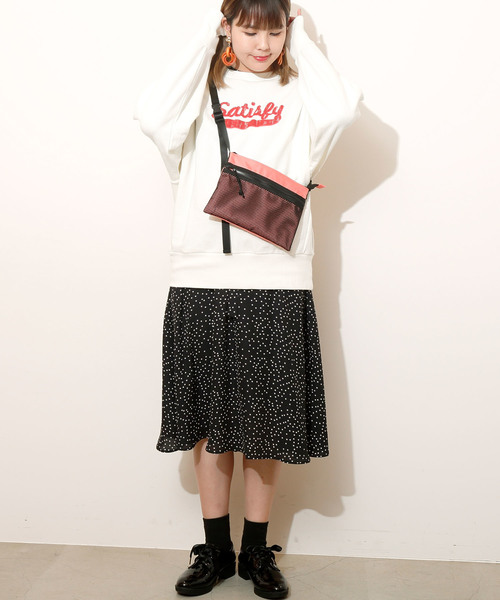 RAY CASSIN（レイカズン）の「ドットプチハイロングワンピース（ワンピース・レディース・ブラック/オフホワイト・FREE）」の16枚目の写真