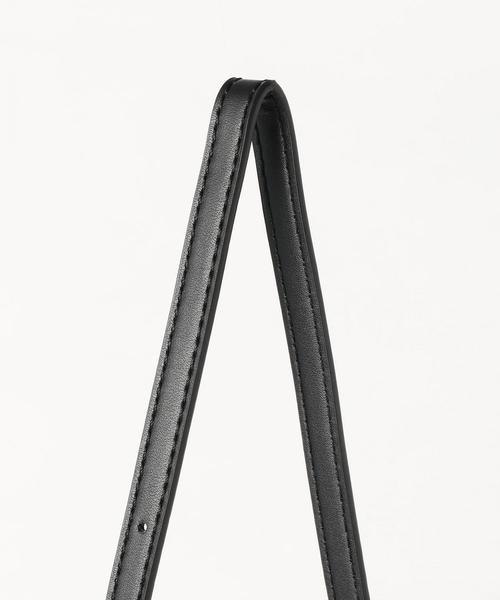 BEAUTY&YOUTH UNITED ARROWS（ビューティーアンドユースユナイテッドアローズ）の「BY フェイクレザー カットワークバッグ -2WAY- o（ショルダーバッグ・レディース・ブラック/ナチュラル・FREE）」の9枚目の写真