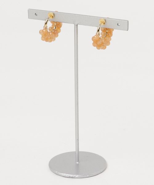 TONE SELECT GOODS（トーンセレクトグッズ）の「【marinaJEWELRY】Orange Aventurine pave earring（イヤリング・レディース・オレンジ・FREE）」の2枚目の写真